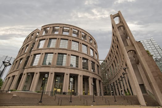 Vancouver BC Public Library in Downtown Canada