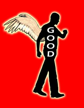 A concept image showing a heavenly angel.
