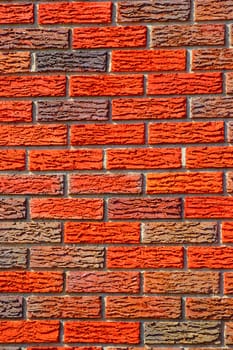 A beautiful background of freshly laid bricks