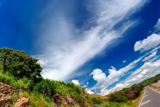 This is the typical landscape of the plateau in western China