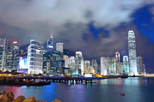 Hong Kong at night