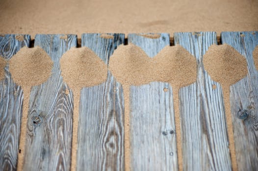 Background of the beach sand at the Baltic sea