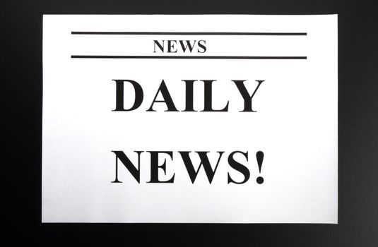 newspaper newsletter or news concept with pile of papers