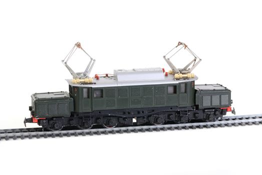 Shot of Model railroading isolated on white background