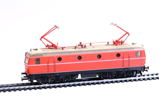 Shot of Model railroading isolated on white background