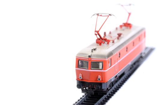 Shot of Model railroading isolated on white background