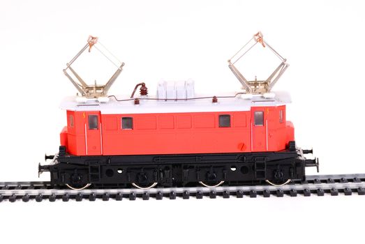 Shot of Model railroading isolated on white background