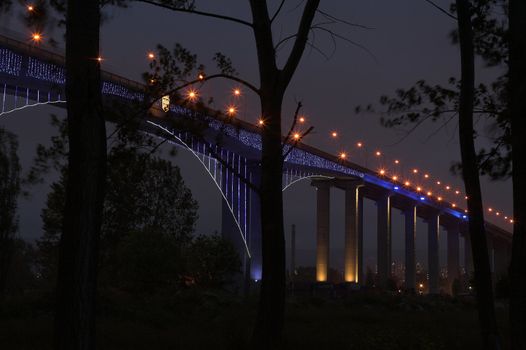 Bridge at night,Varna,Bulgaria