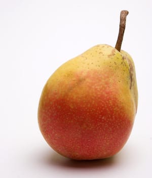 Picture of a pear over the white