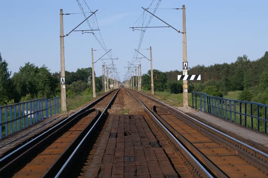 Track rails - Poland, Warsaw-Wyszkow