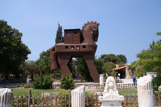 Reconstruction of the Trojan Horse, Turkey, Troja