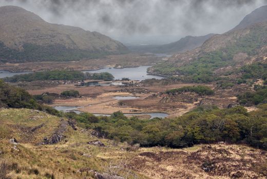 scenic view of a killarney lake