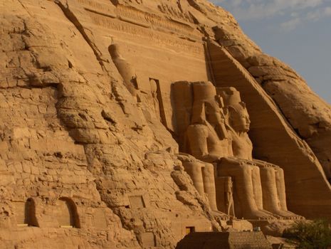 Abu Simbel site in Egypt.