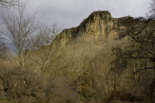 Looking towards the ochre cliffs of Sutton Bank