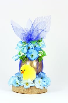Easter decoration isolated on white background