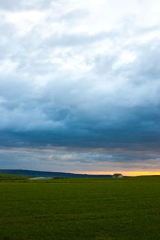Tempest in Scotland, Sutherland, with copy space