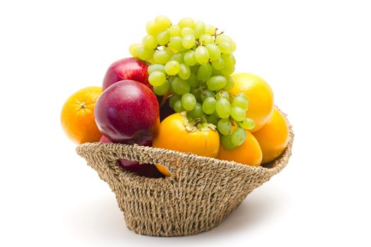 fresh fruits in a basket