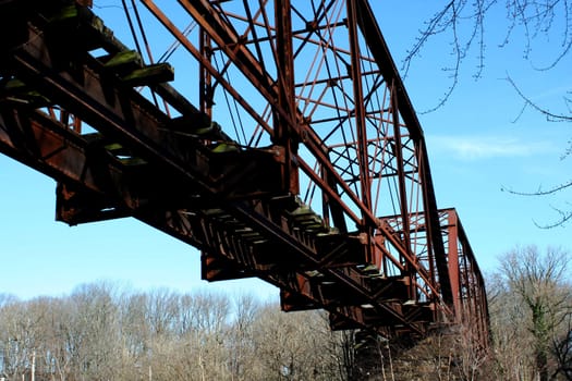 A Old railroad bridge