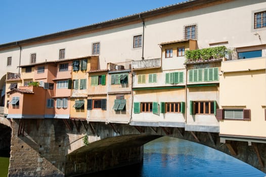 Ponte Vecchio bridge in Florence, Italy