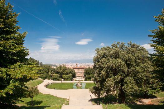 Boboli Gardens in Florence Italy
