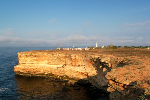 Rocky cliffs, the Black Sea coast