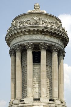 Soldiers' and Sailors' monument in Riverside Park, Upper West Side Manhattan, New York, USA