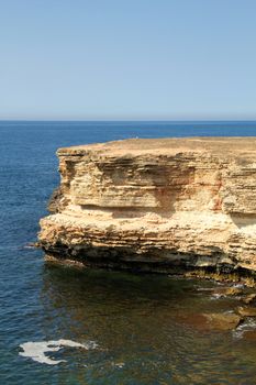 Rocky cliffs, the Black Sea coast