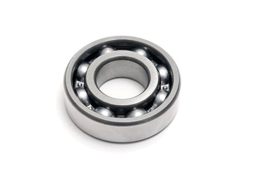 Ball bearing isolated on white background