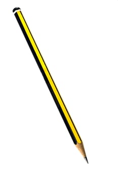 A pencil isolated on white background