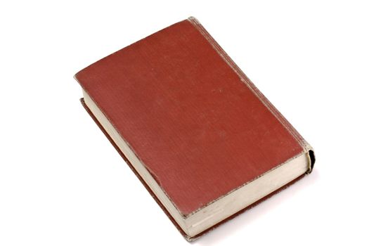 Red book isolated on white