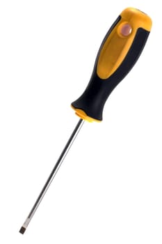Screwdriver on white background