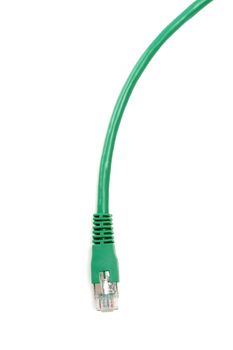 Computer Network Cable isolated on white background