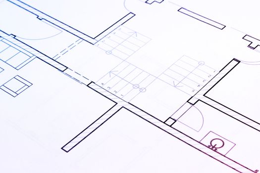 Details of a architecture plan for house