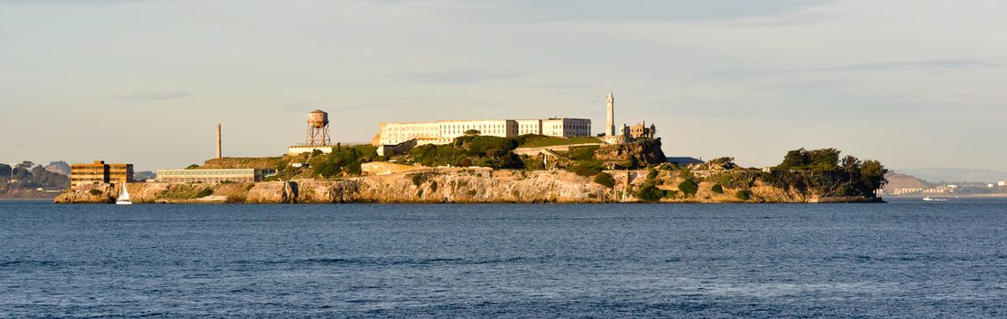 Alcatraz Panoramic View from San Francisco