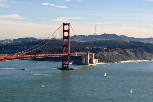 Golden Gate Bridge in San Francisco California
