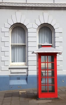 A traditional telephone box in Albany, Western Australia.