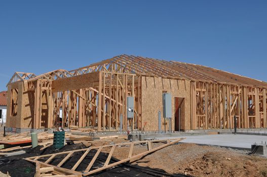 New Home Under Construction