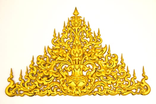 traditional Thai style molding art 
at Wat Rong Khun temple in Chiang Rai, Thailand