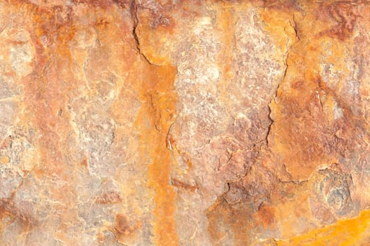 Full frame texture of a rusty metal sheet