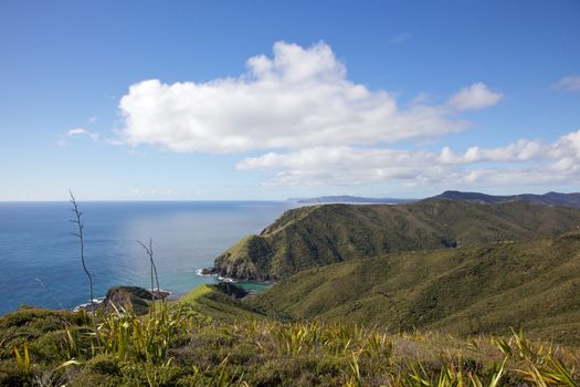 A small cove near Cape Reinga, the northernmost tip of New Zealand.