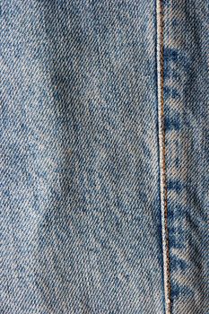 Blue jeans texture with stiching