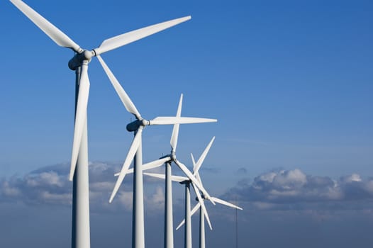 Wind Turbines on the Yorkshire Moors England