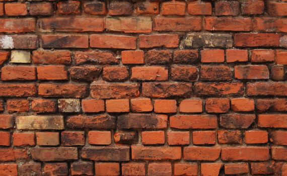 Old dirty brick wall.
Grungy background.