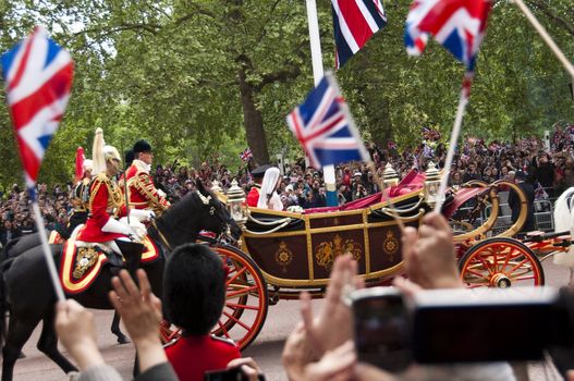 The royal wedding of Prince William and Kate Middleton, London, Friday April 29th, 2011