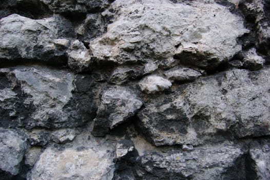 Stone wall of an old castle