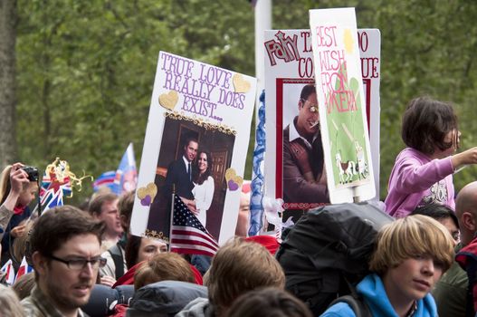 The royal wedding of Prince William and Kate Middleton, London, Friday April 29th, 2011