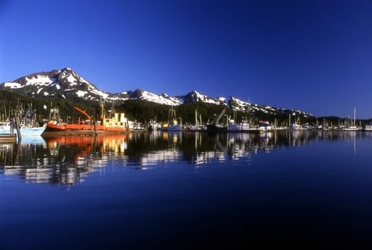 Fishing boats in Cordova, Alaska