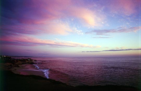 Sunset in La Jolla, California