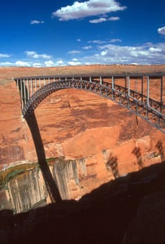 Bridge over Glen Canyon in Arizona