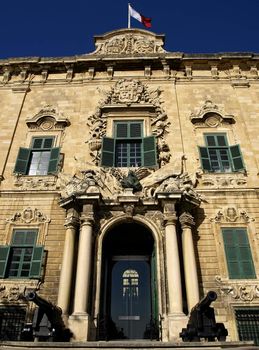 Details of the Palace of the Prime Minister of Malta